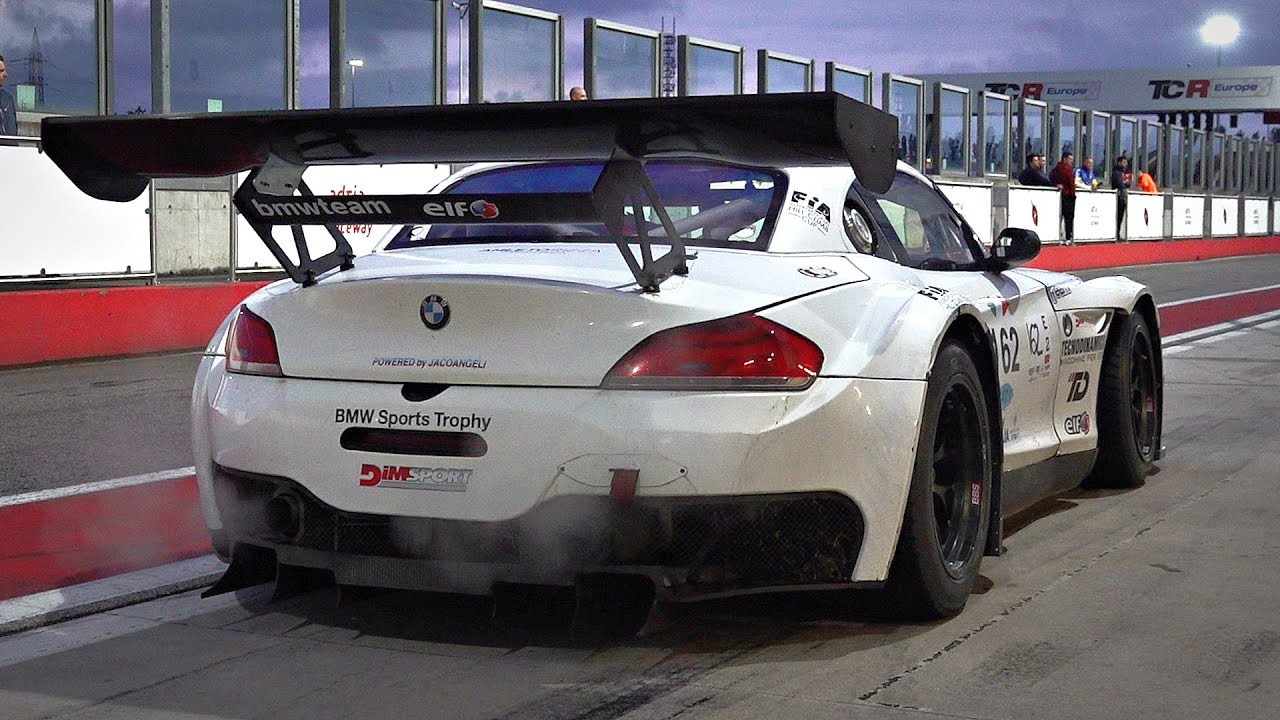 2010 BMW Z4 GT3 with N/A 4.4L V8 Engine ONBOARD Feat. Amazing Sounds!