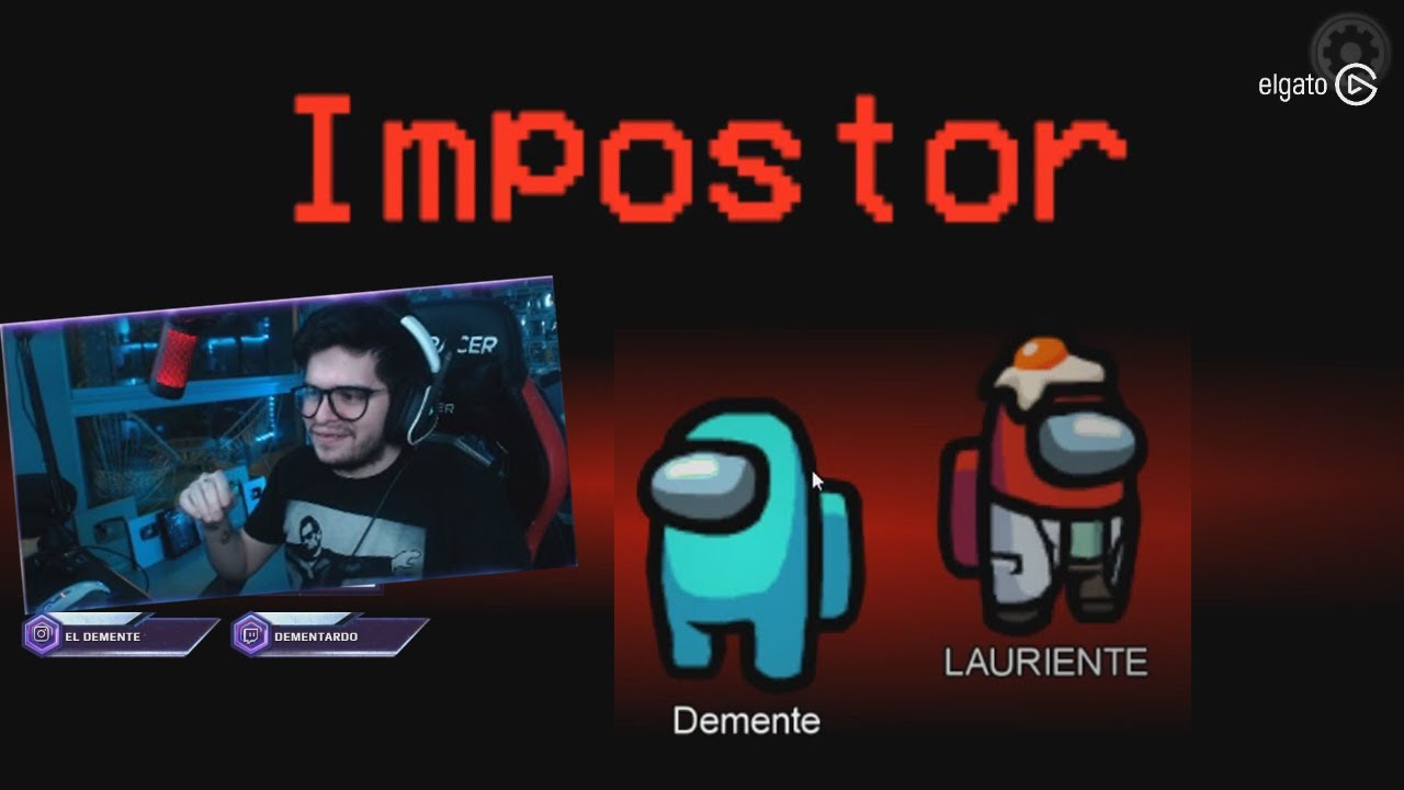 POR POCO!!!! EL DEMENTE IMPOSTOR EN AMONG US