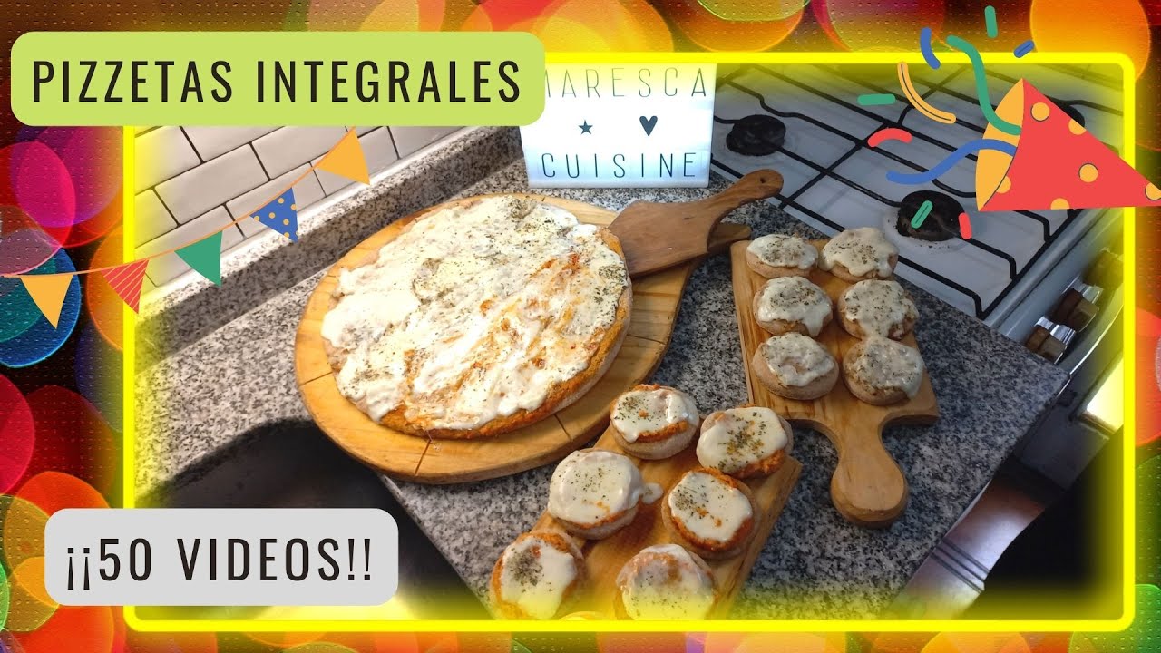 PIZZETAS DE HARINA INTEGRAL! - Maresca Cuisine