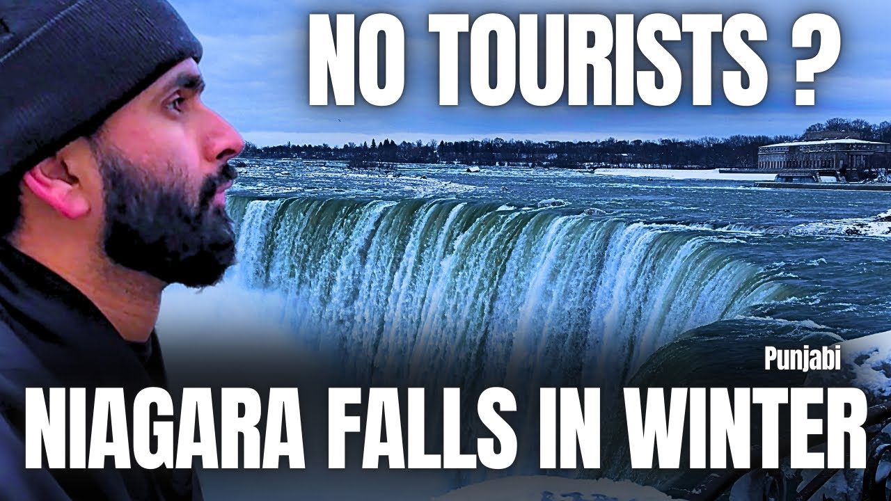 Punjabi | Empty Niagara Falls in Winter | TheBRARRR