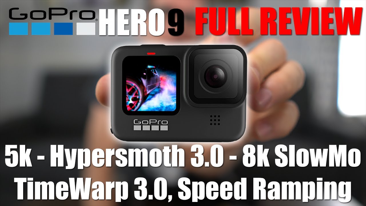 GoPro HERO 9 vs 8 - 5k, Hypersmooth 3.0, Horizon Leveling, Timewarp 3.0, 8x Slo-Mo