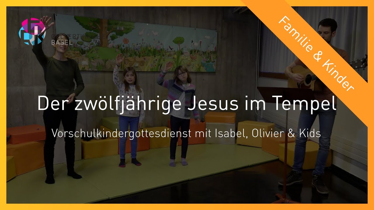 Der zwölfjährige Jesus im Tempel | Vorschulkindergottesdienst mit Isabel, Olivier und Kids