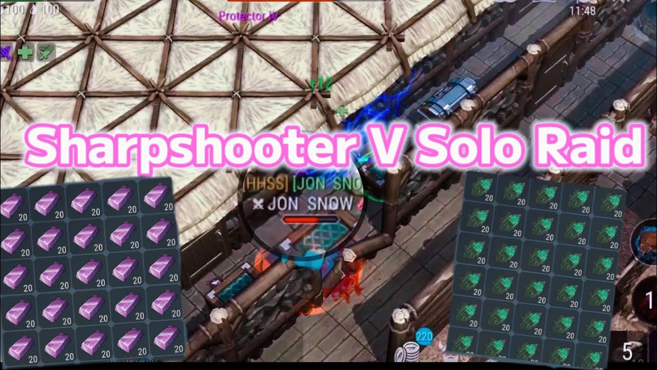 Frostborn-First Time Try Out Sharpshooter V In Solo Raid & 2k Subs Giveaway Reward! 😝🩷🥰