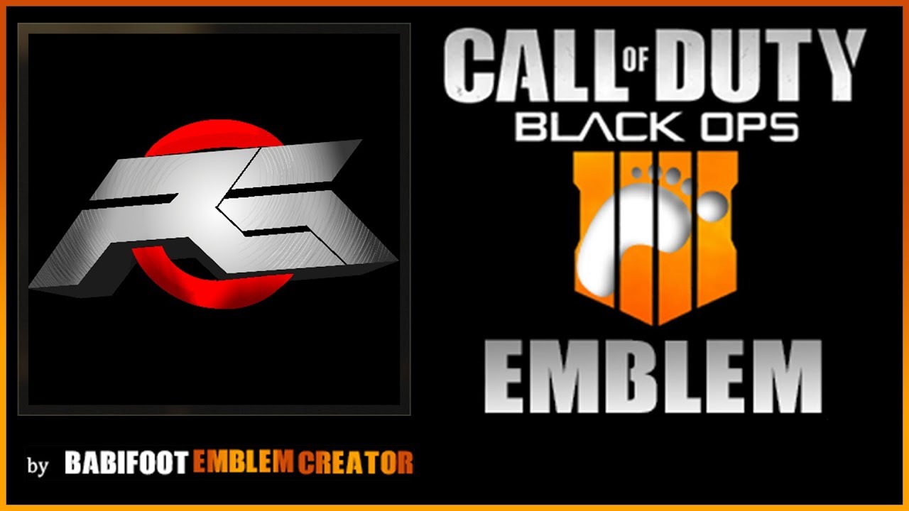 COD BO4 Emblem Tutorial -  Army Glitching Logo