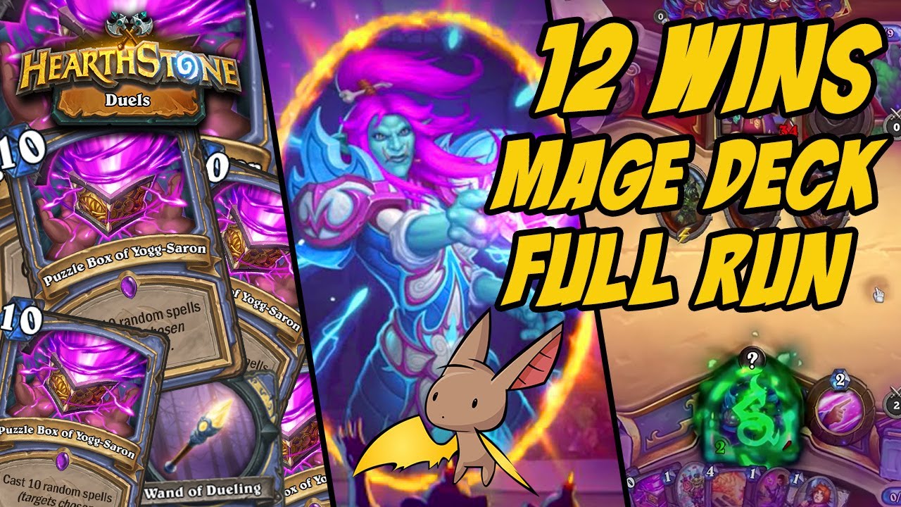 12 WINS MAGE DECK FULL RUN | Duels | Firebat Hearthstone VODs
