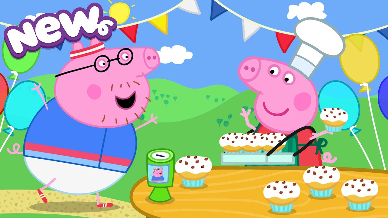Peppa Pig Tales 2026 🧁 Peppa&rsquo;s Big CAKE Sale 🏃&zwj;♂️ Marathon Fundraising! 💰 BRAND NEW Peppa Pig