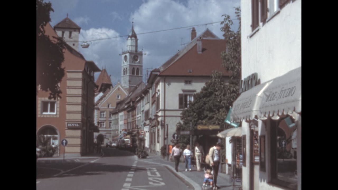 Überlingen 1985 archive footage
