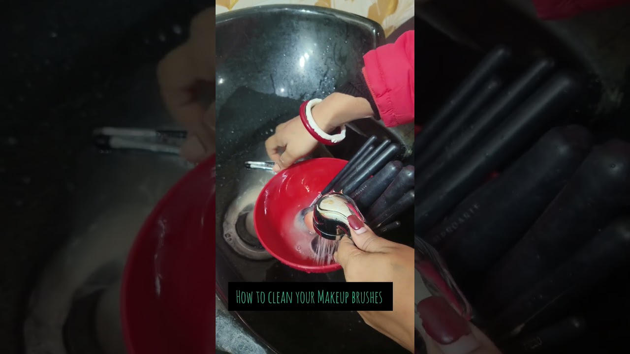 How to clean your Makeup brushes 