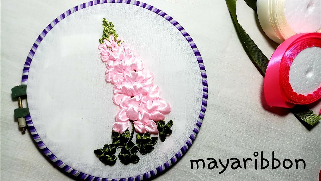 008_D.I.Y Ribbon Embroidery Flower [Hướng dẫn thêu hoa bằng ruy băng]