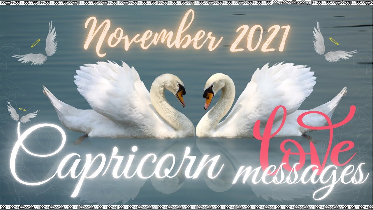 CAPRICORN LOVE MESSAGES 💌 TEARS!!!! CHILLS!!!! GOOSEBUMPS!!!! 😱 LOVE TAROT READING NOVEMBER 2021