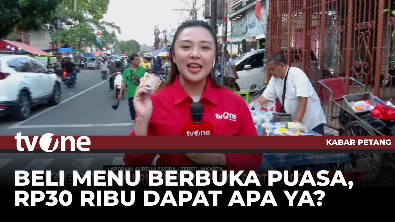 Berburu Takjil di Pasar PSPT Tebet | Kabar Petang tvOne