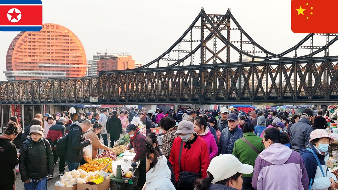 China-North Korea Border Market: A Glance into North Korea & Authentic Local Food from Dandong