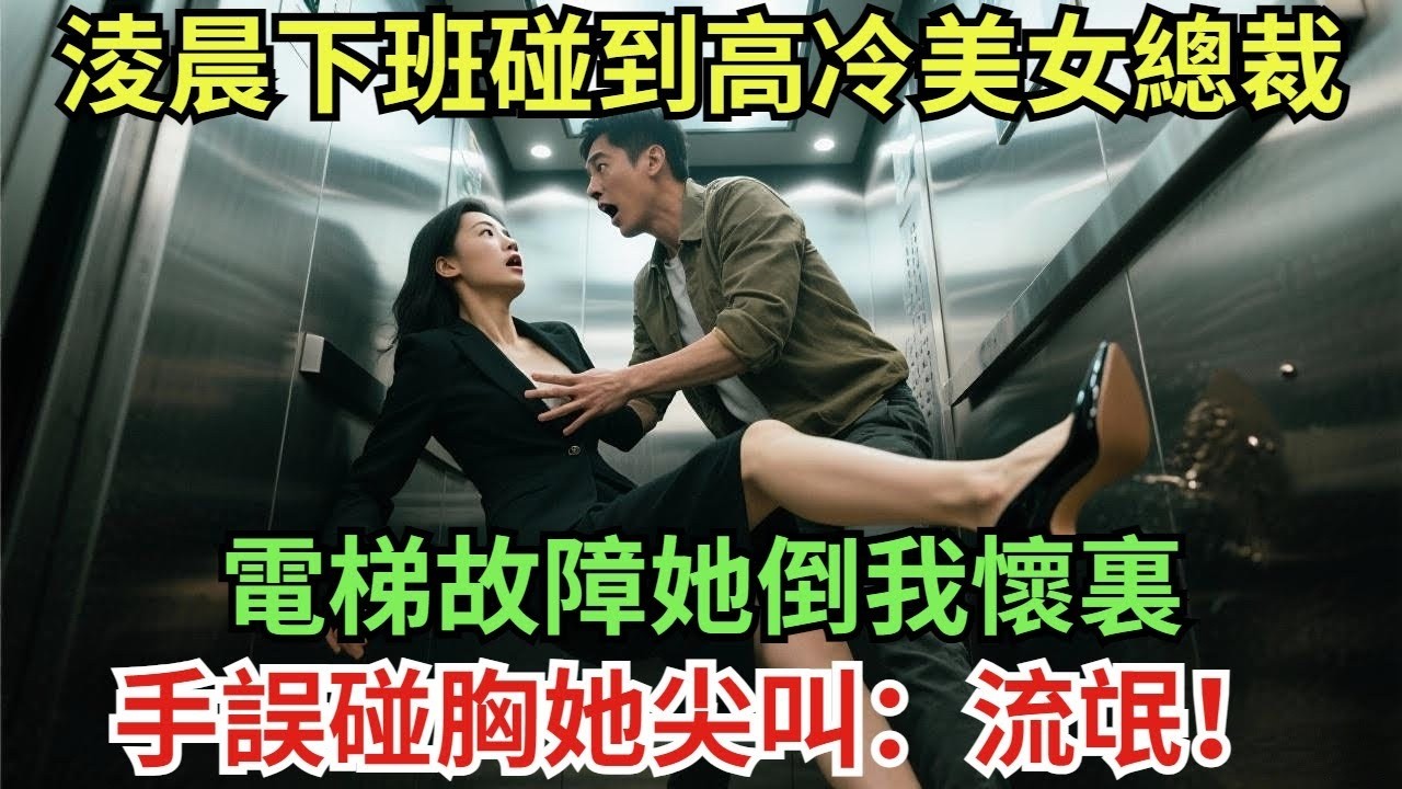 淩晨下班碰到高冷美女總裁，電梯故障她倒我懷裏，手誤碰胸，她尖叫：流氓！#真實故事#案件#奇聞#故事#奇聞觀察室#奇聞#真相#奇聞軼事#談笑娛生