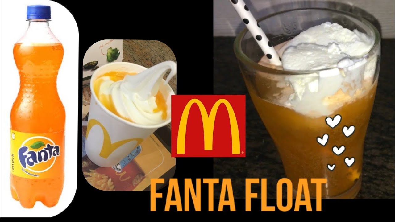 Fanta Float Mcdonalds style | Drinks for summer #mirindafloat #mirinda #canadayoutuber #canadafoodie