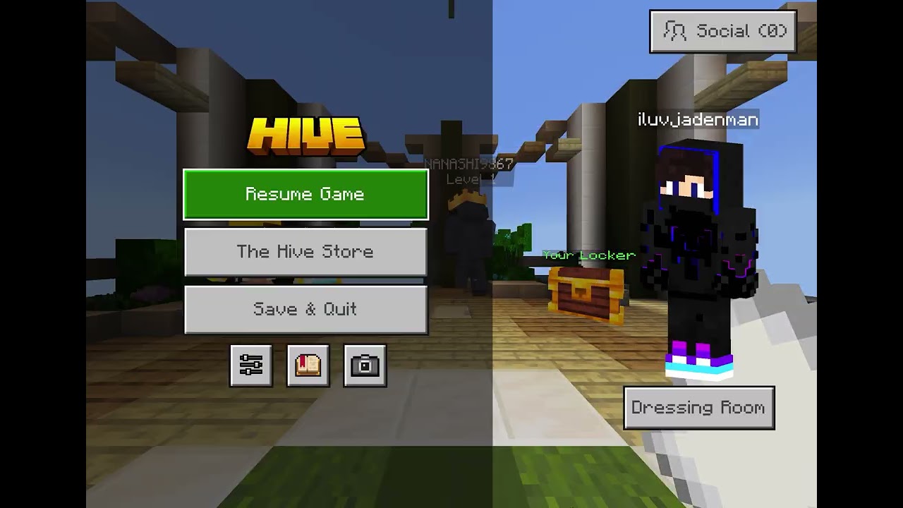 Hive skywars gamplay pt.1