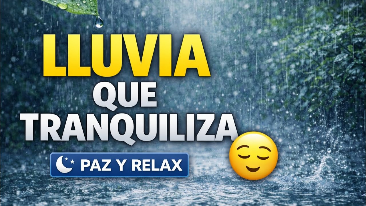 Sonido de Lluvia de Día 🌧️ Ideal para Dormir y Relajarse