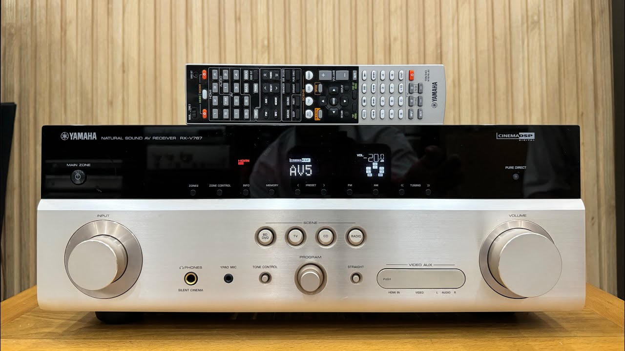3tr9 Yamaha RX-V767 long lanh chip DAC BurrBrown làm giải mã ☎️0834563852