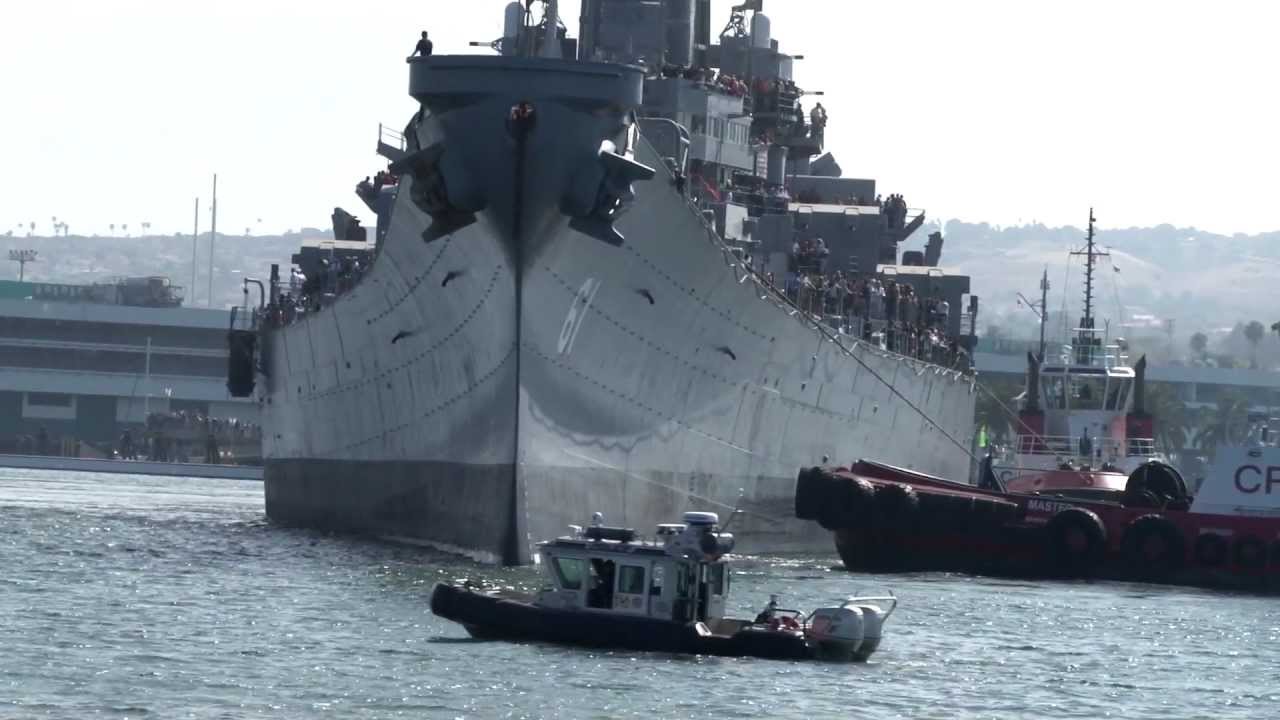 USS Iowa - Welcome to Los Angeles