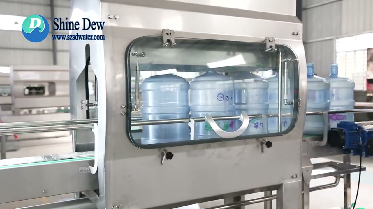 full automatic 5 gallon bottle filling line
