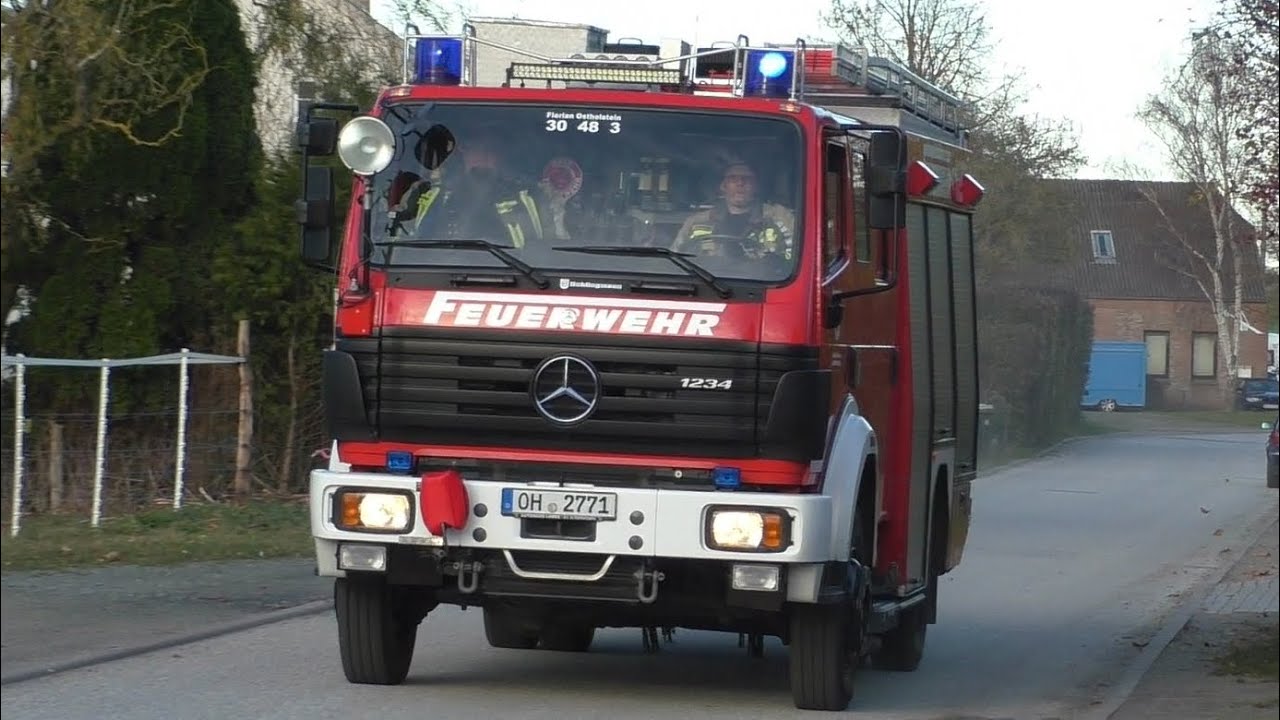 E57 Sirenenalarm - Gebäudebrand | Einsatzfahrten Freiwillige Feuerwehren der Insel Fehmarn