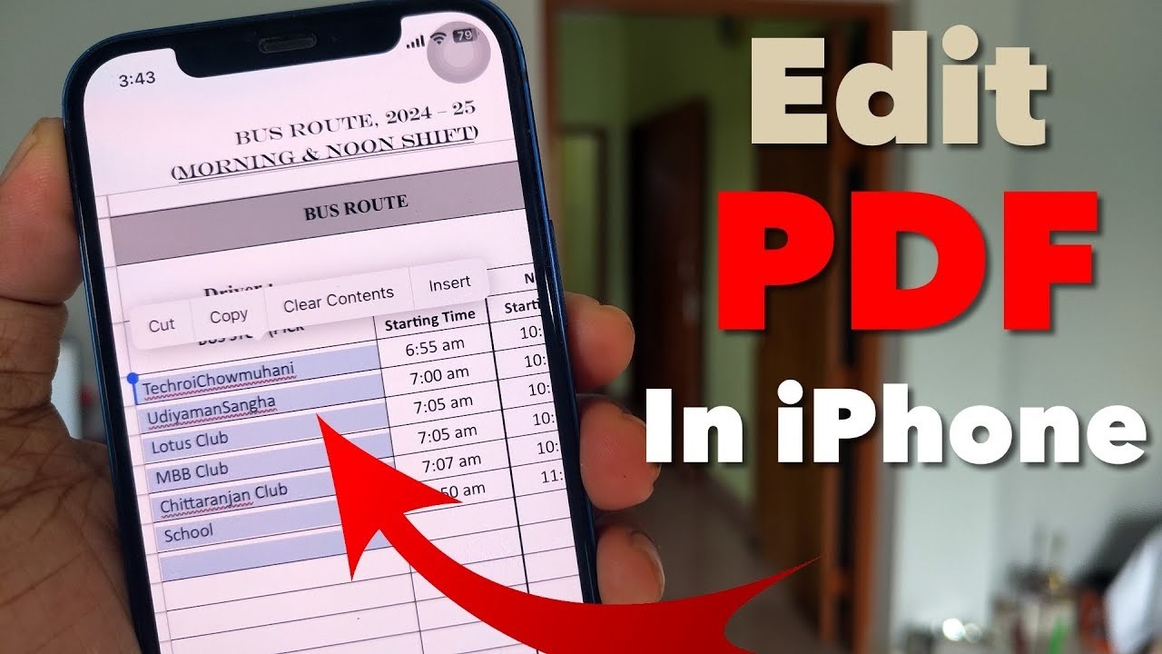 How to edit pdf file in iphone in hindi | Edit pdf file in iphone