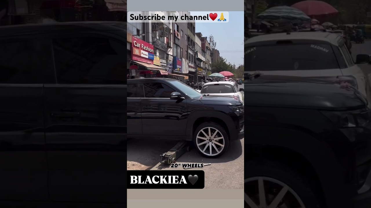 BLACK BREZZA 2025 WITH 20INCH ALLOY&hearts;️