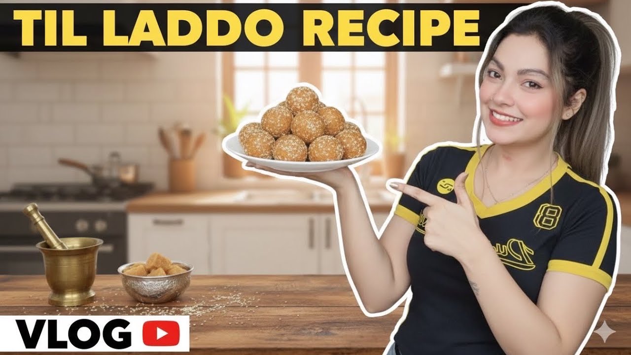 तिल के लडू बनाने का तरीका ।Til ke Ladoo | तिल गुड़ के लड्डू | VLOG