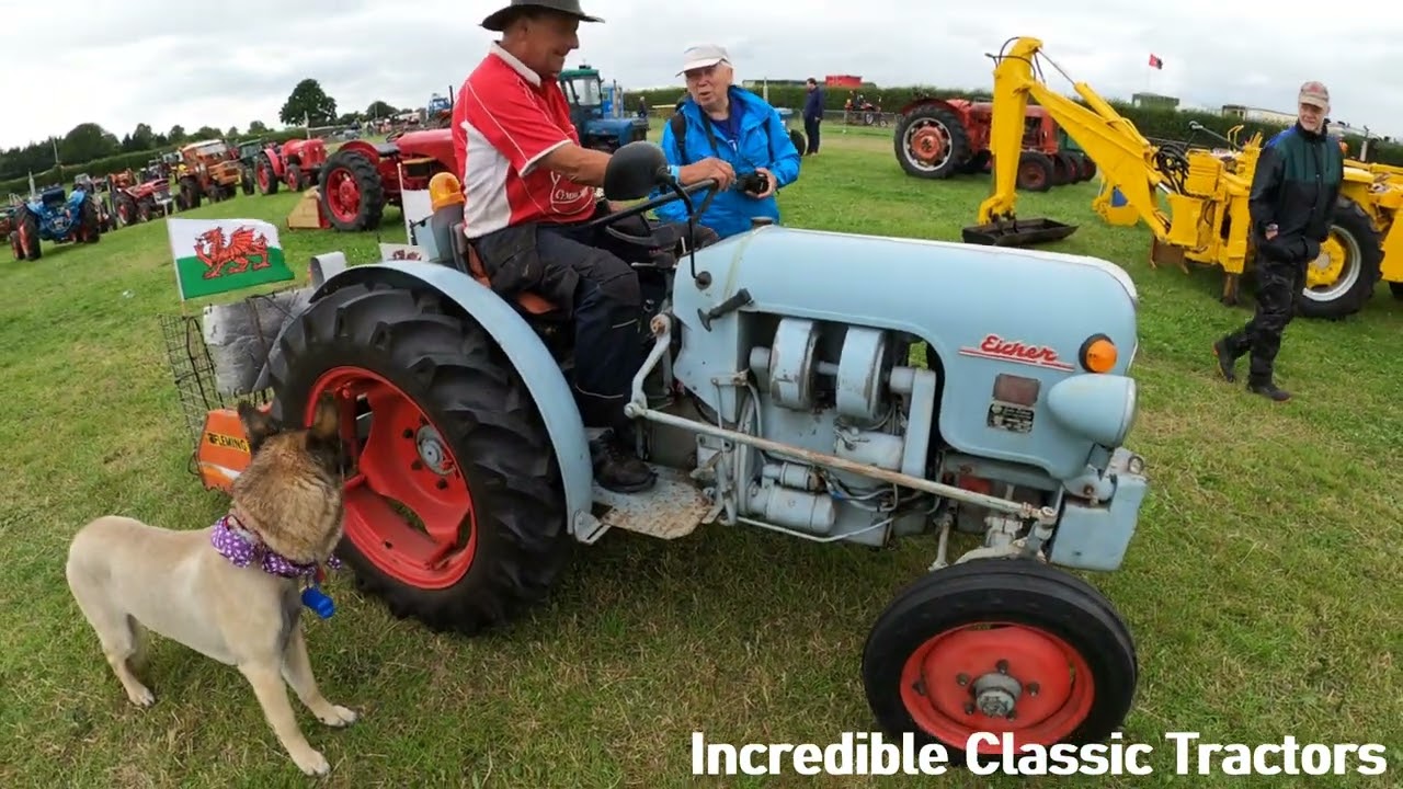 1963 Eicher ES 200 Puma 955cc 2-Cyl Air Cooled Diesel Tractor (30 HP) Kelsall Steam Rally 2025