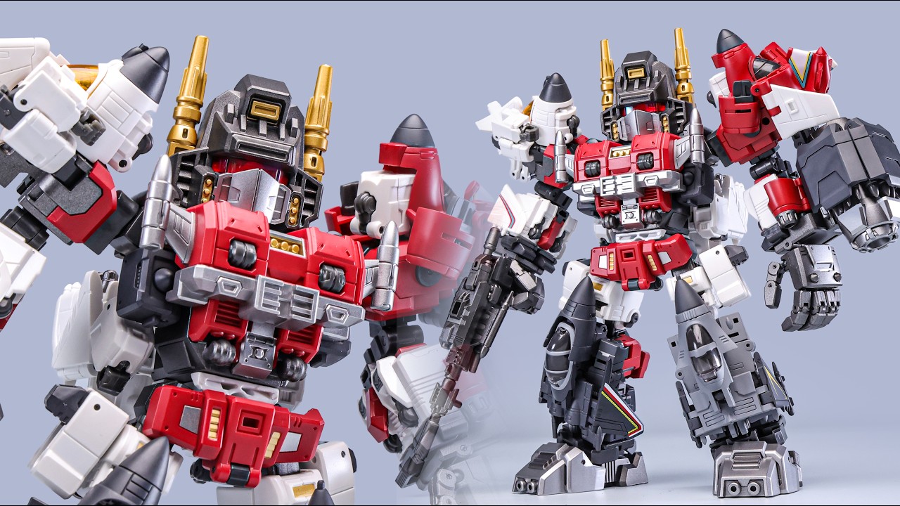 Transformers Machinecat Toys MCT-C01 Flight B-ROBO Superion, набор из 5 штук, стоп-моушен