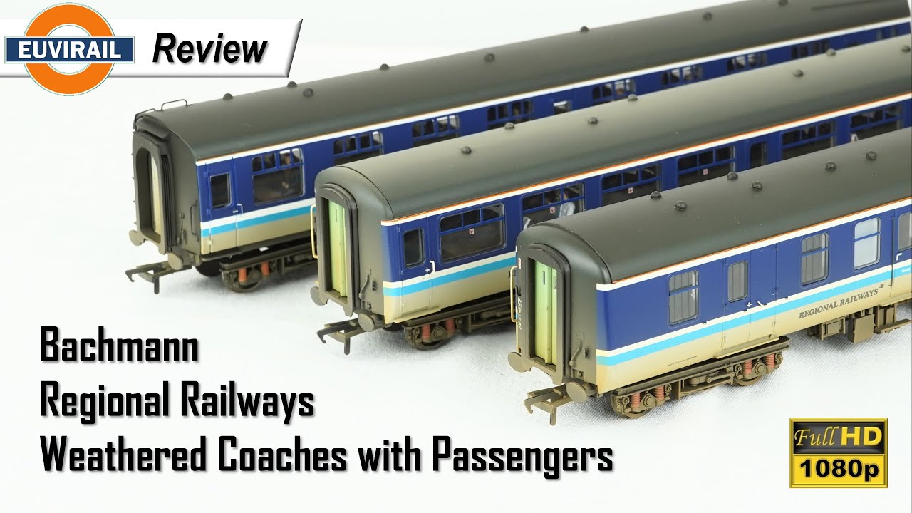 Review: Bachmann Regional Railways Mk1/Mk2 Weathered Coaches with Passengers 39-056A, 39-364, 38-413