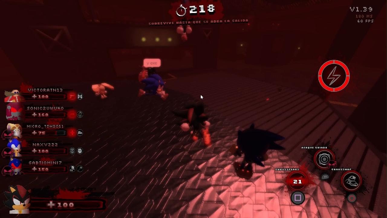 jugando the disaster actualizado (agregaron a sonic)