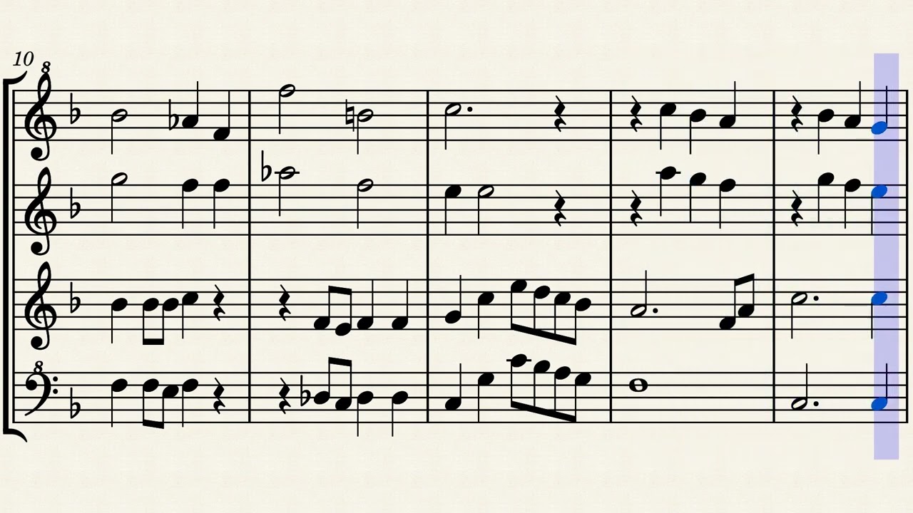 Antienne SATB Recorder Quartet &ndash; by J G Vierling