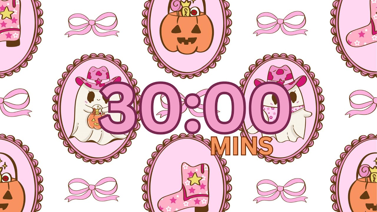 30-Minute Halloween-Themed Classroom Break Timer with Spooky 🎵– Study & Focus Session ✨