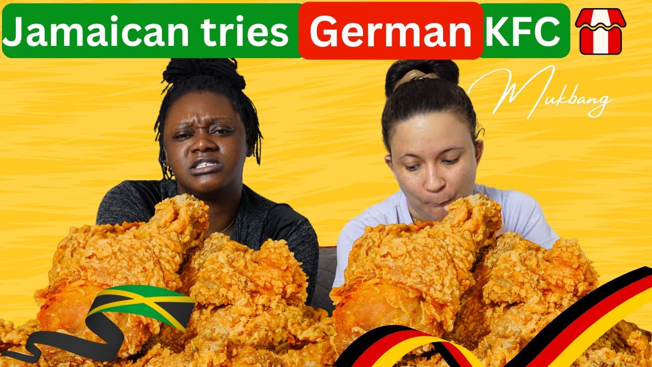 Jamaican's First Impression of Germany: Mukbang | My Jamaican Bestie Visits Me in Germany