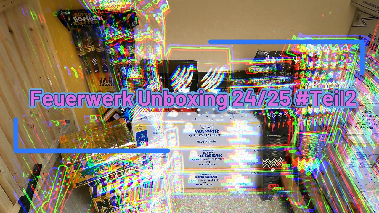 Feuerwerk Unboxing 24/25 für Silvester #Teil2🧨🎆