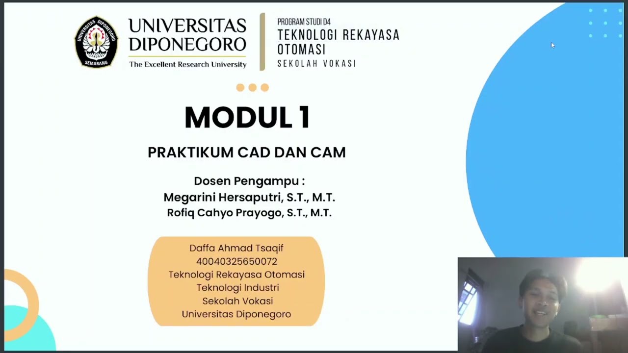 DESAIN CAD dan CAM SOLID WORKS [1]