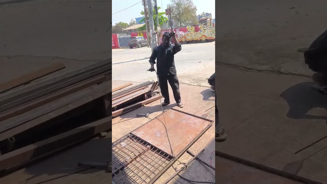 step safety door WELDING work Welding: Where sparks turn into masterpieces.