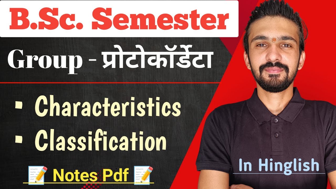 Protochordata General Characteristics & Classification || Bsc Semester || By Dadhich Sir