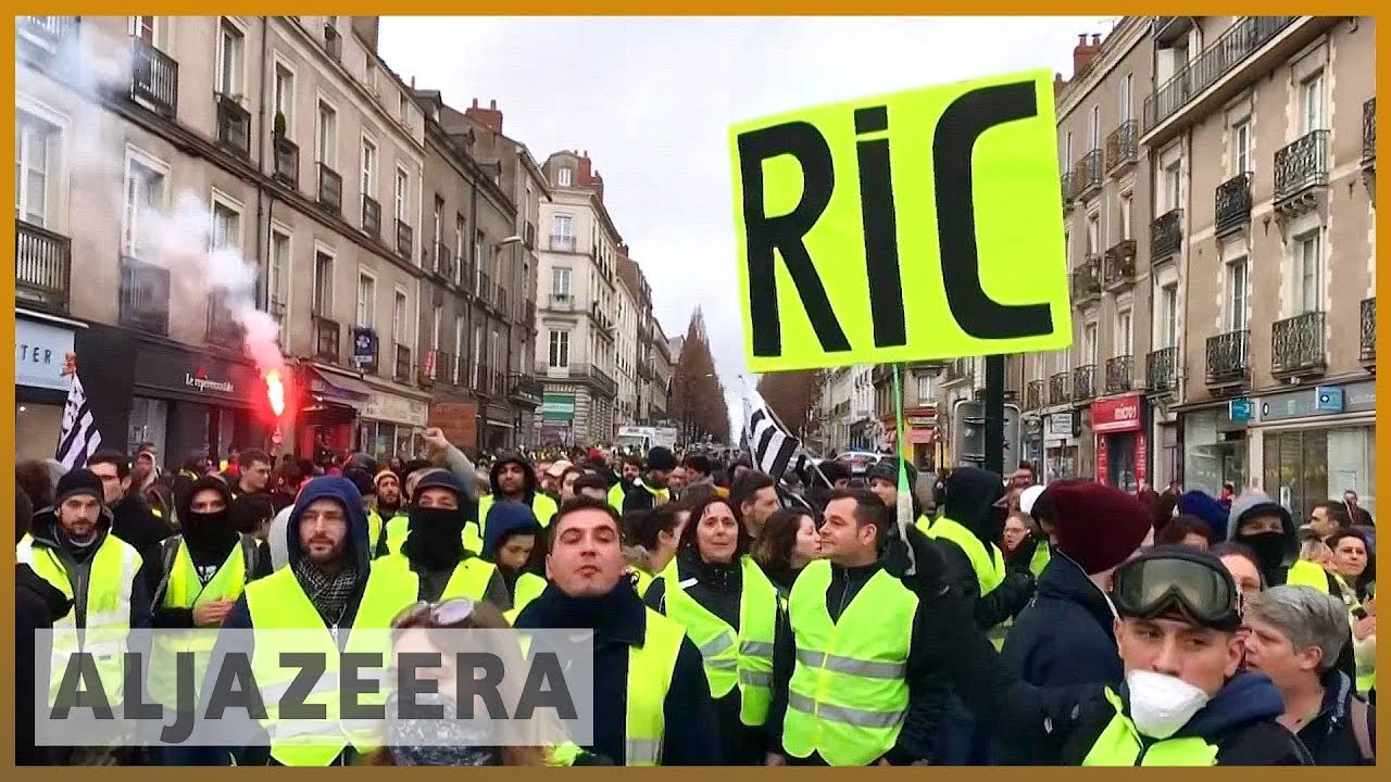 🇫🇷France sees pockets of violence in 'yellow vest' protests | Al Jazeera English