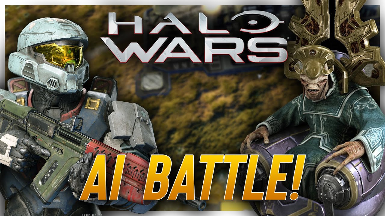 Rebels vs. UNSC and Covenant! Halo Wars AI Battle