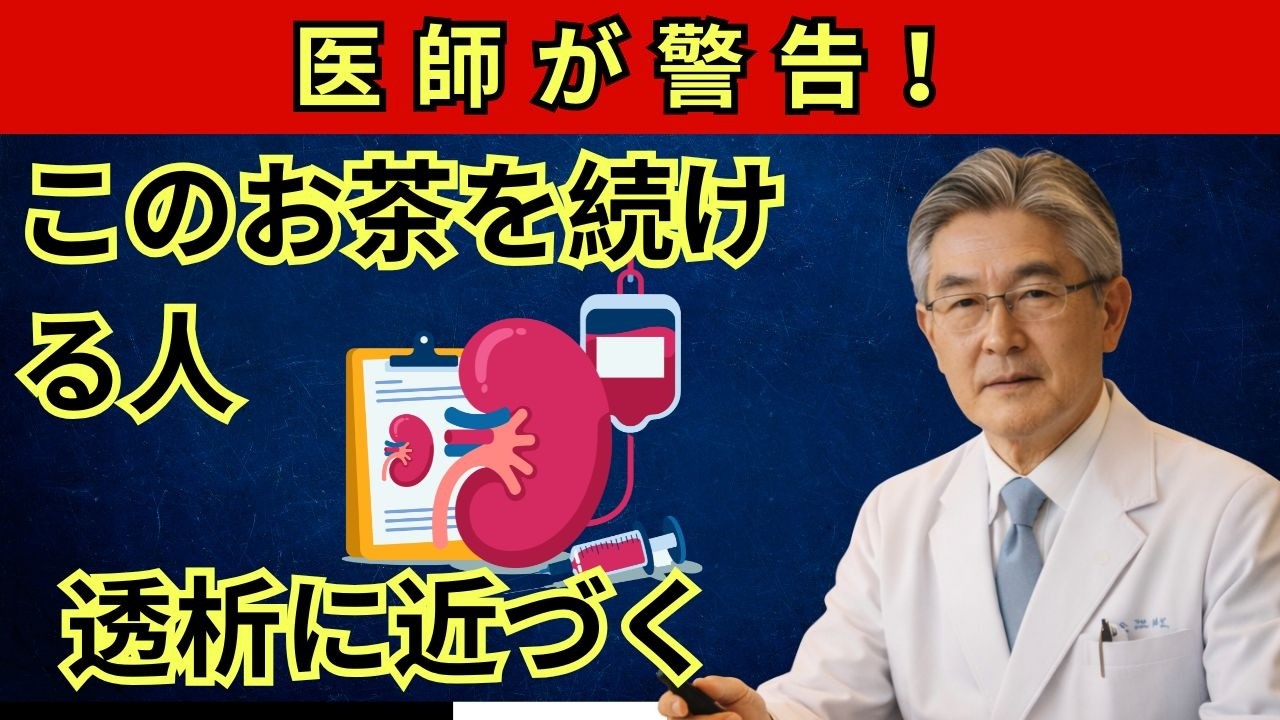 【医師が警告】腎臓に注意と言われた人が控えるべきお茶と習慣とは？| ハッピーシニア