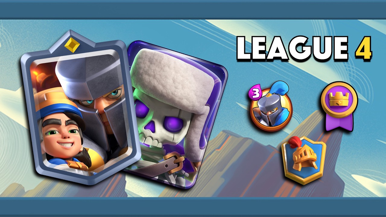 How to reach League 4 with Little Prince! 3 High Level Clash Royale Match | HYGRO