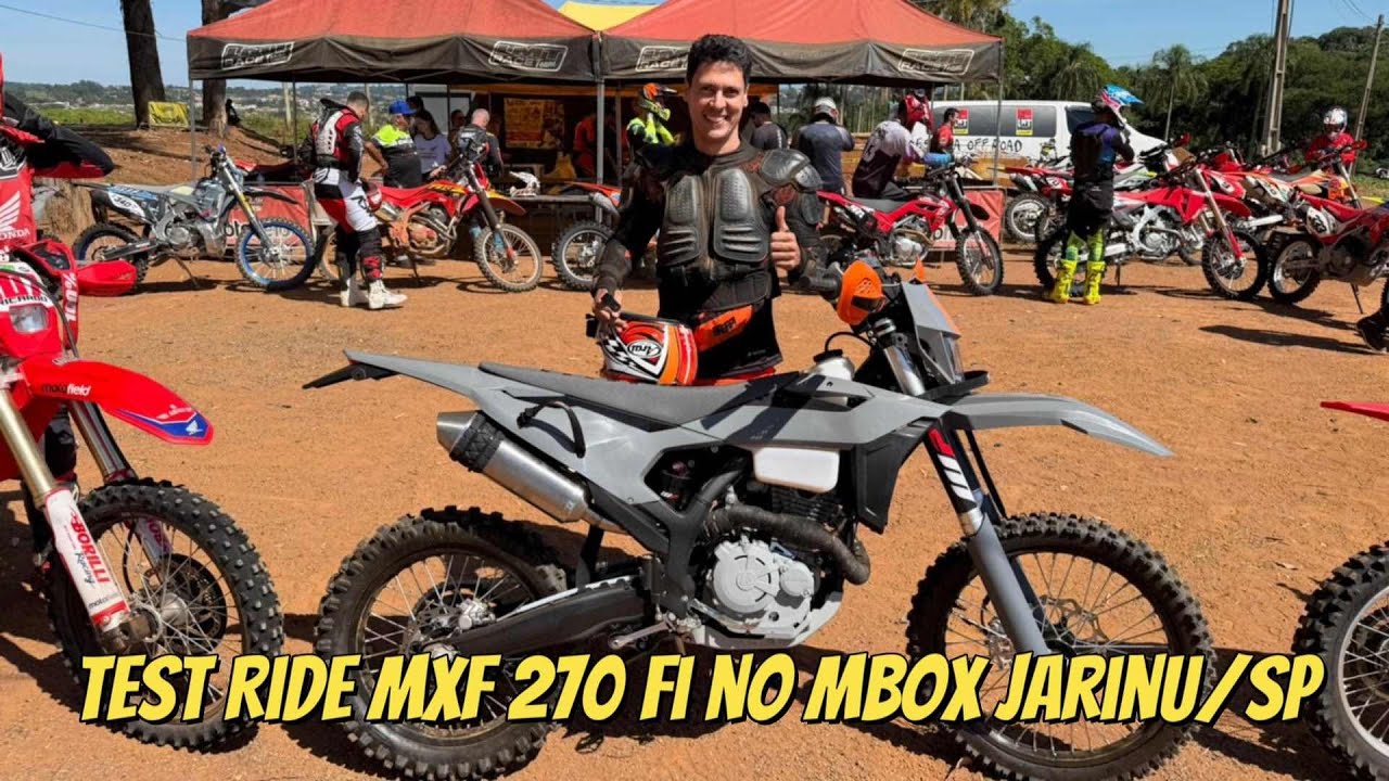 Test ride MXF 270 Fi no MBox Jarinu