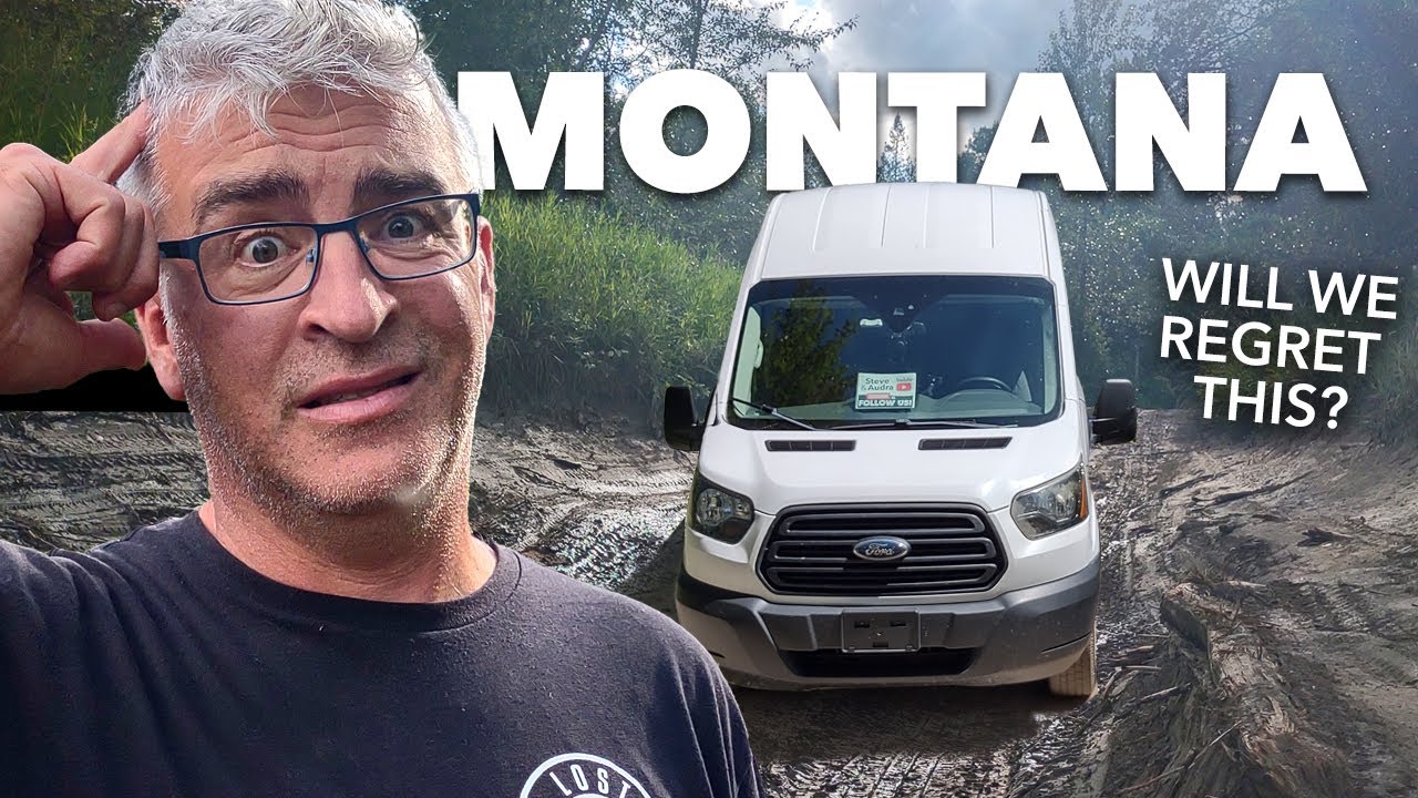 We went for it! Van life outside of Glacier