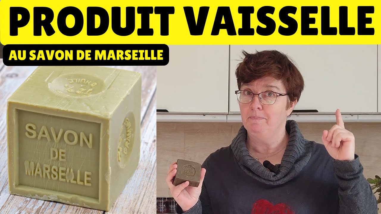 👍Mon PRODUIT VAISSELLE AU SAVON DE MARSEILLE ⭐hyper facile à fabriquer et super dégraissant😊
