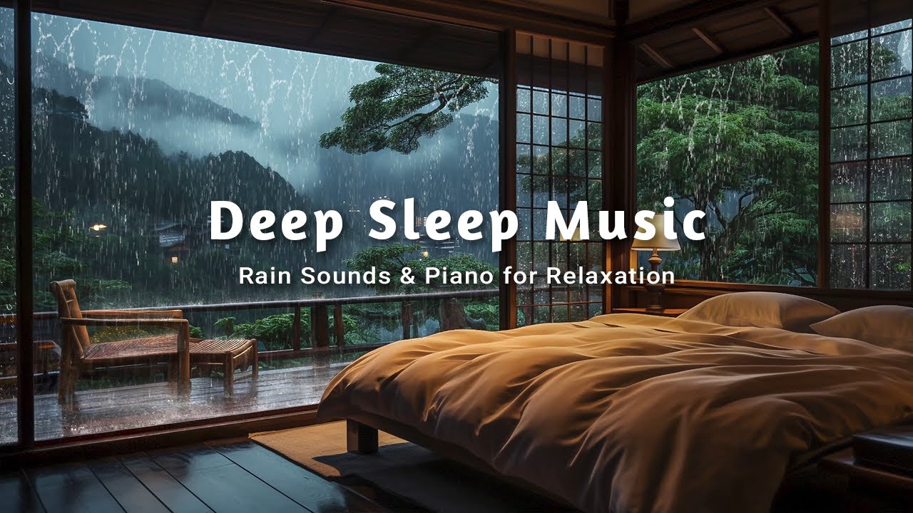 FALL INTO SLEEP INSTANTLY - Deep Sleep Music & Rain Sounds, Stress Relief and Insomnia, Meditation