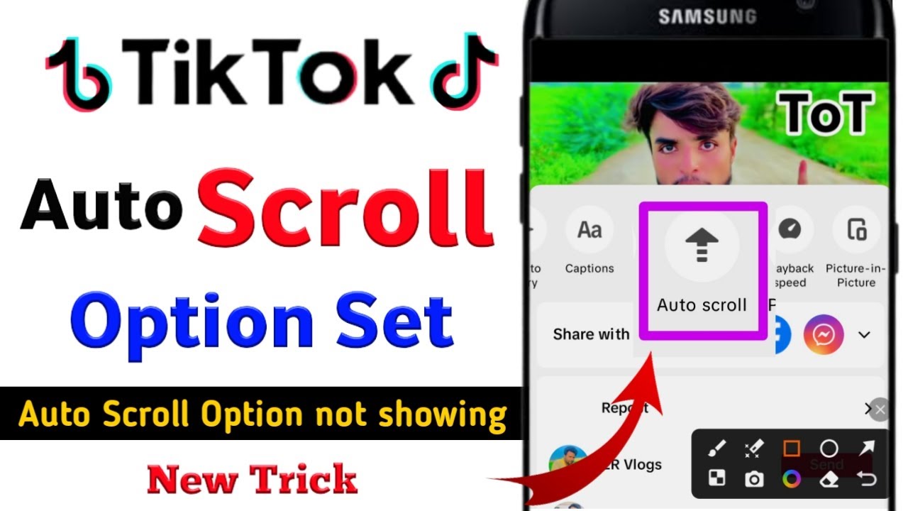Tiktok Par Auto Scroll Kaise Kare||Tiktok Auto Scroll Option Not Showing||Tiktok Auto Scroll Kya Hai