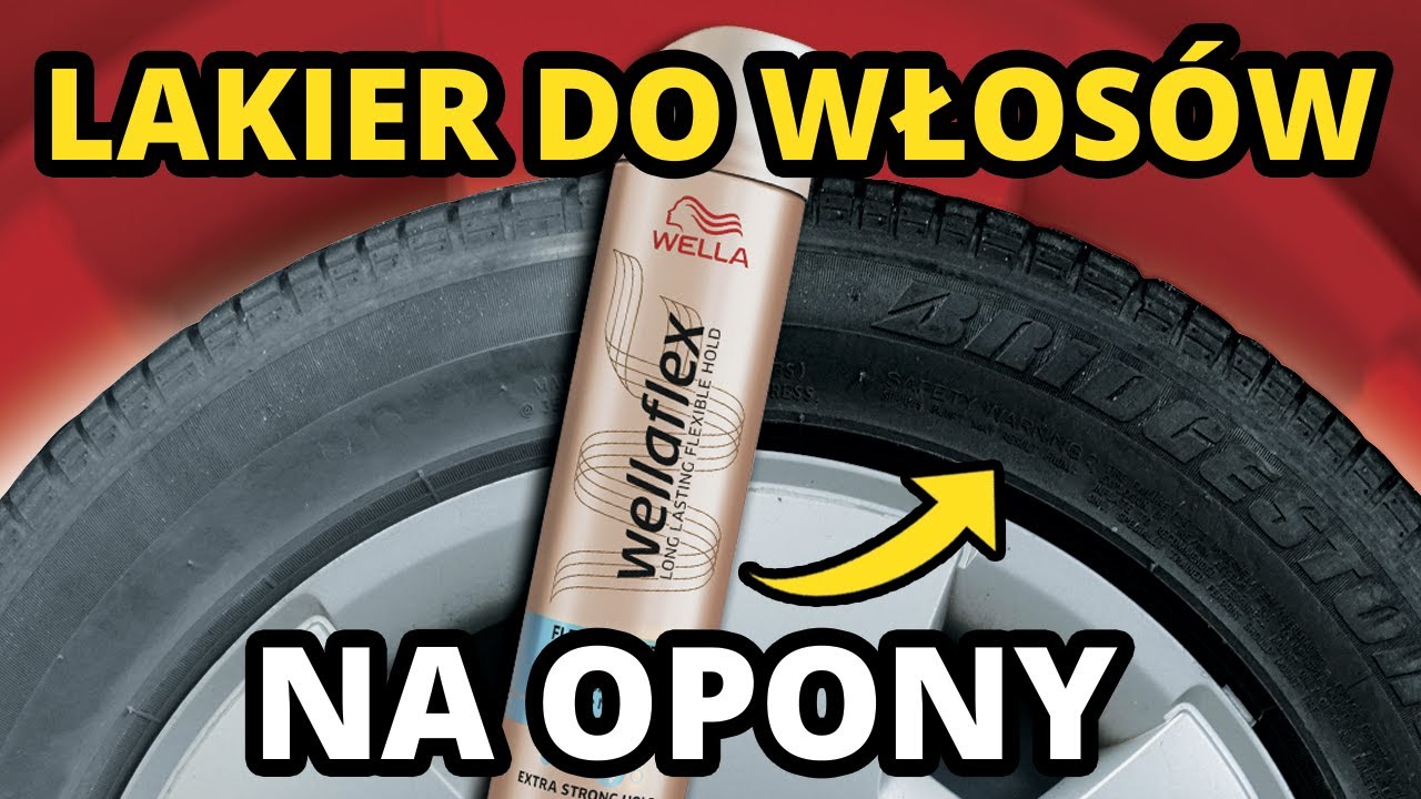 LAKIER DO WŁOS&Oacute;W NA OPONY ? Czy to zastąpi nam CZERNIDŁO do OPON ? HIT czy KIT ?