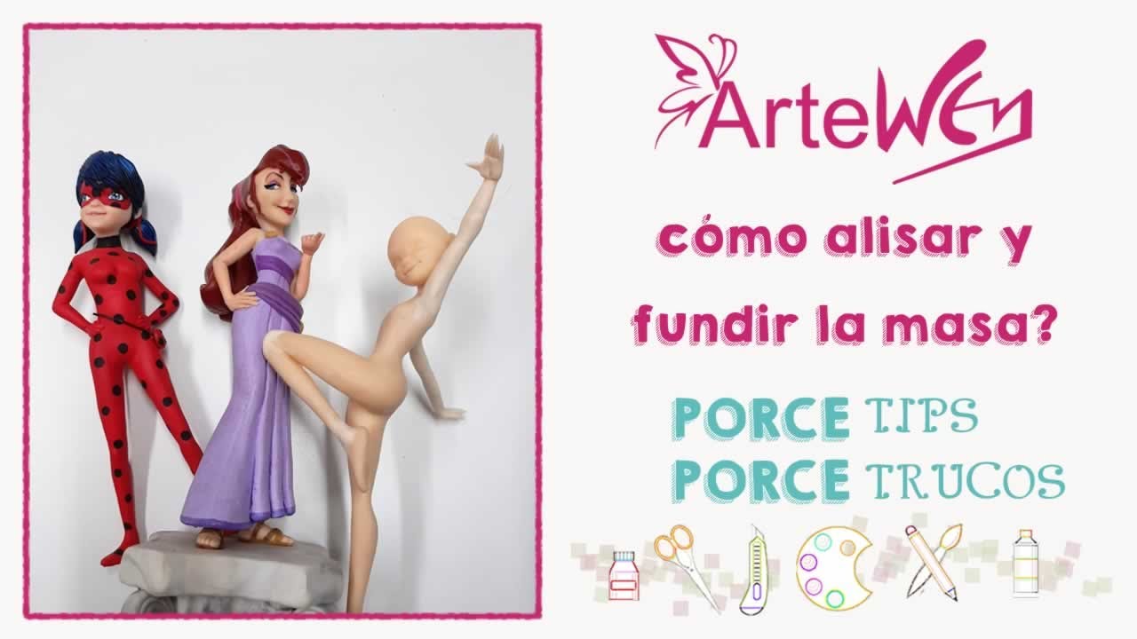 Porce TRUCOS: Cómo alisar y fundir la porce???? Tuto completo!! │DIY