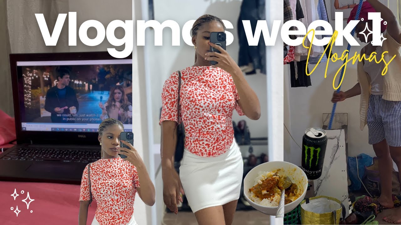 VLOGMAS | Неделя 1: генеральная уборка, готовка, YouTube-обзор, вечеринка… | francafrancis